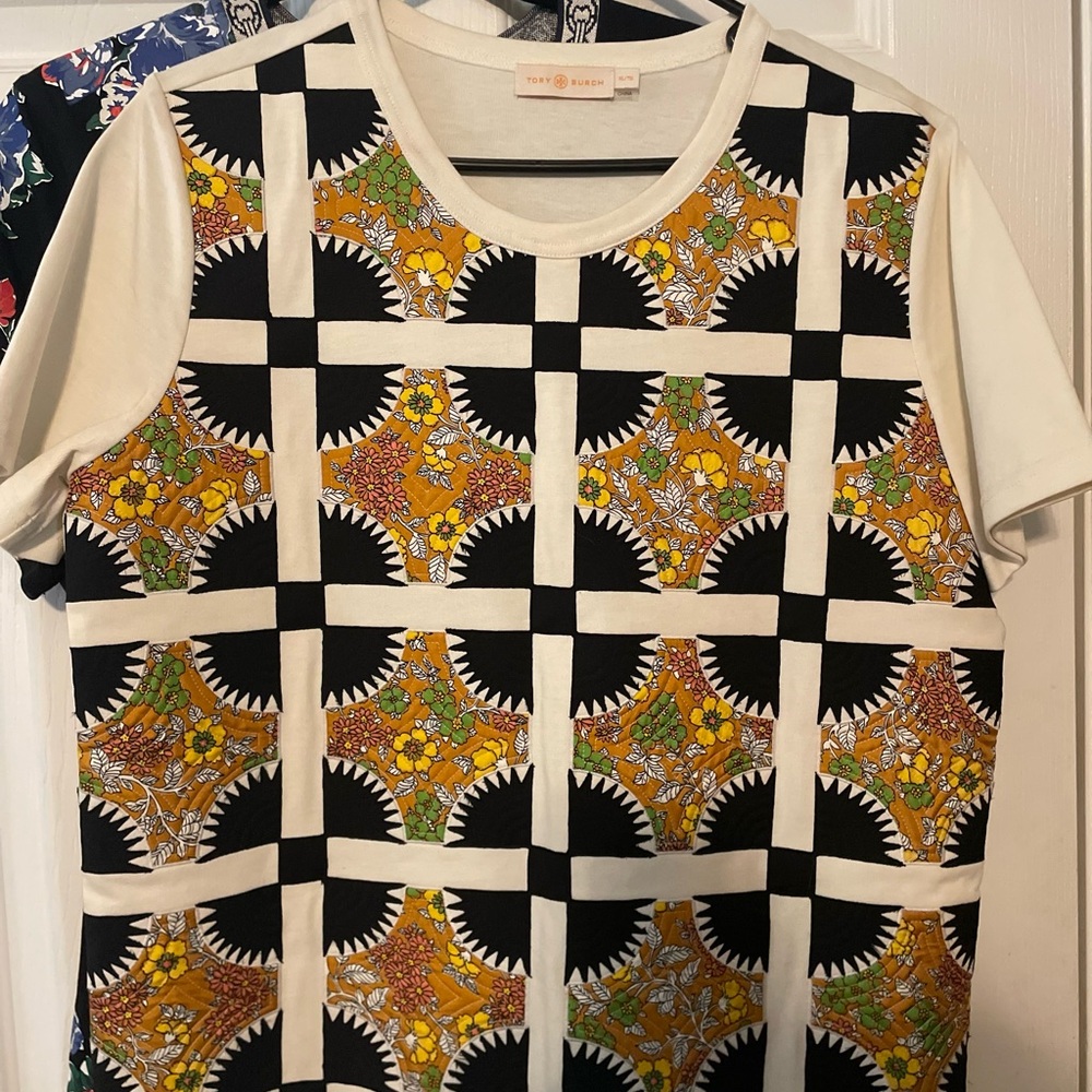 Tory Burch Multicolor Geometric Print Women's Top